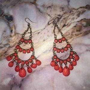 Statement chandelier earrings